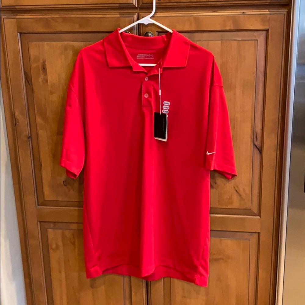 XL Men’s Red Nike golf shirt - New
